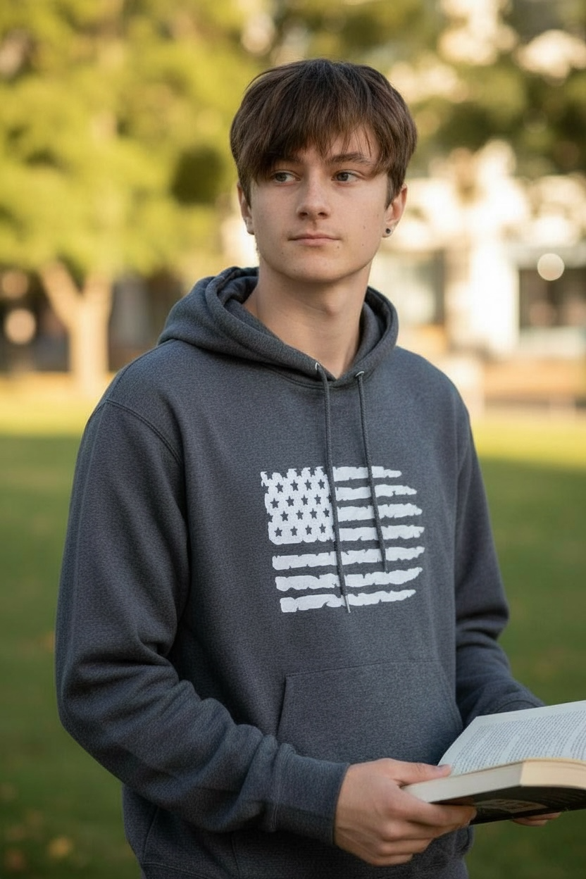 Horizontal Flag Sweatshirt