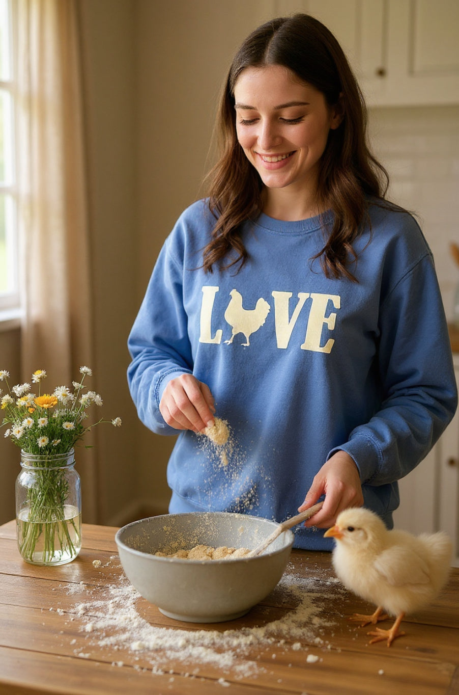 L🐓VE Sweatshirt