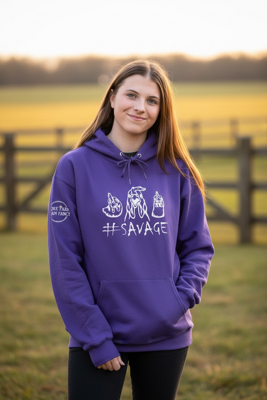#Savage Chicken hood Sweatshirt
