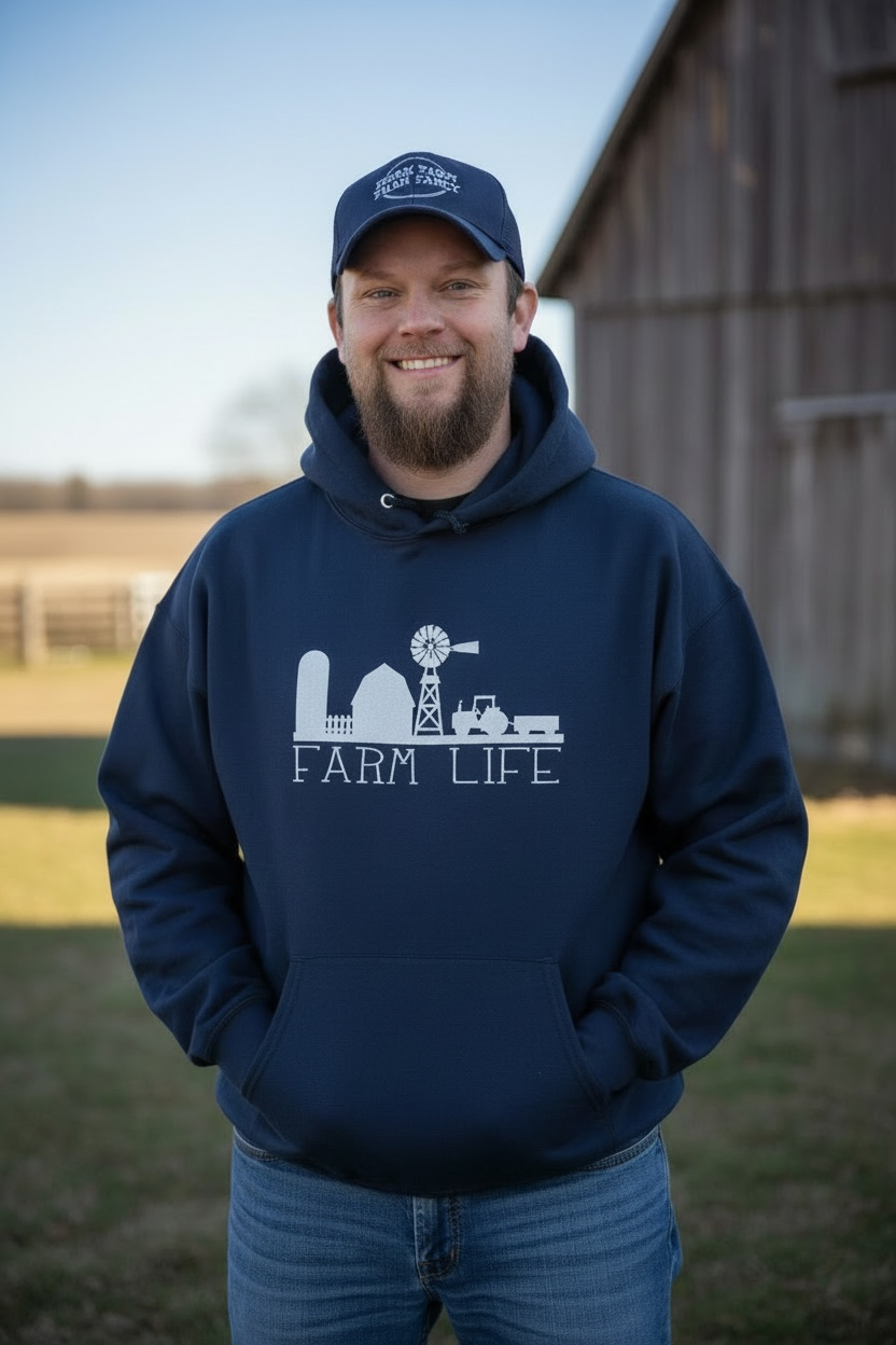 Farm Life hooded sweatshirt