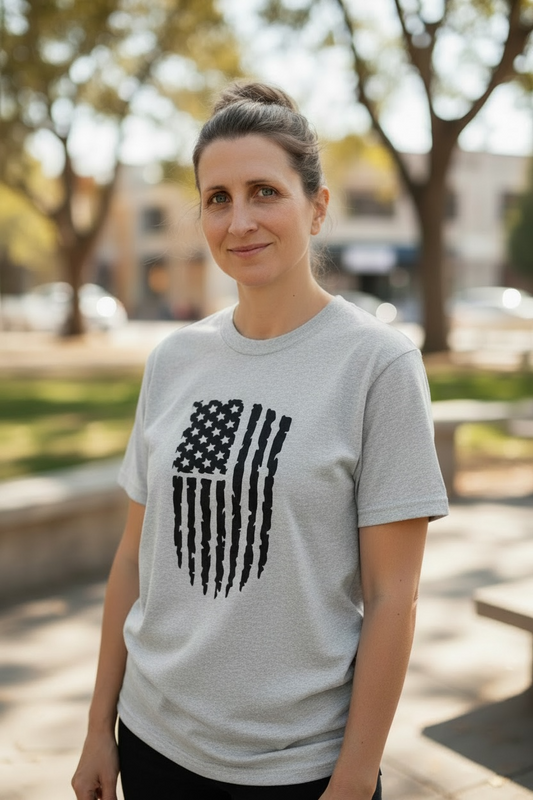 Vertical Flag T shirt