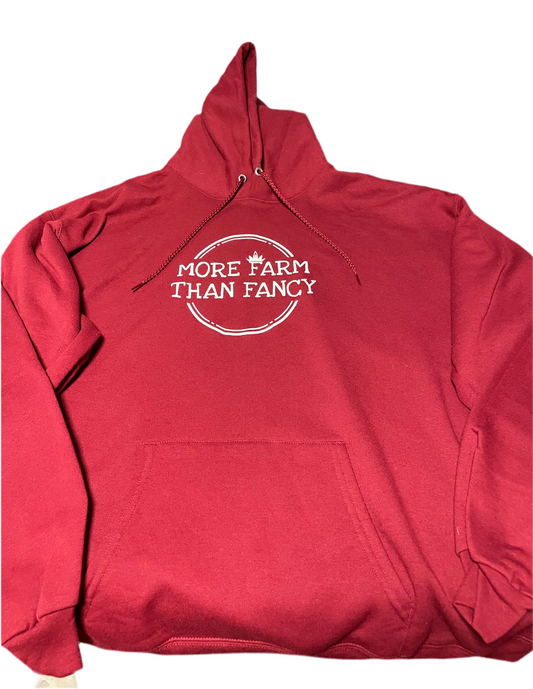 More Farm Than Fancy Hooded Sweathshirt