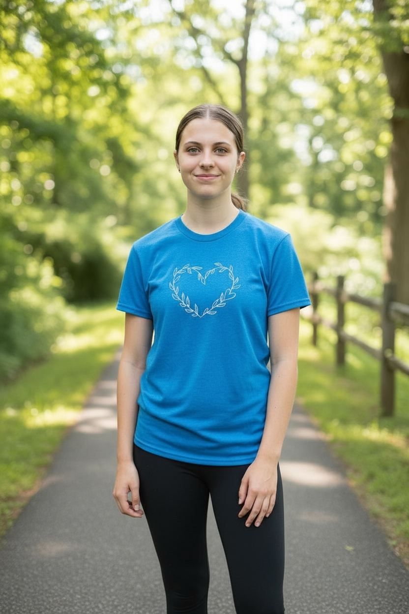Kids Vine Heart t shirt