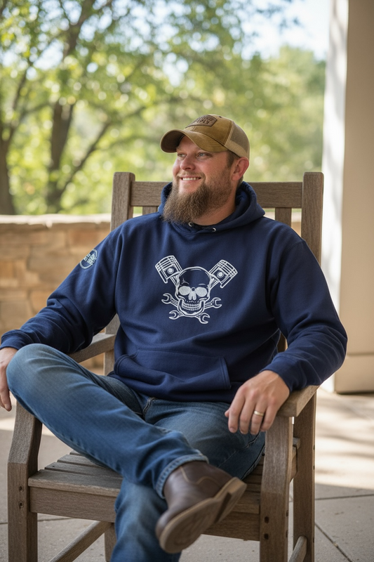 Skull and Pistons Sweatshirt