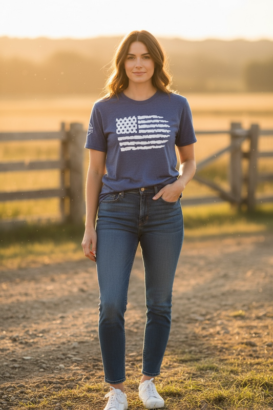 Horizontal Flag t shirt