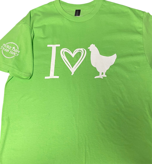 I 🖤 Chicken T shirt