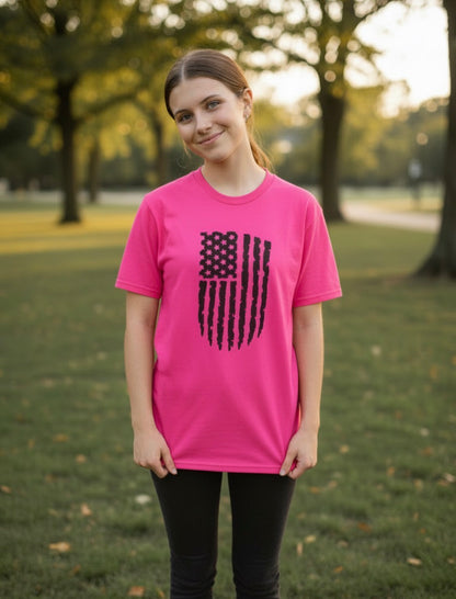 Vertical Flag T shirt