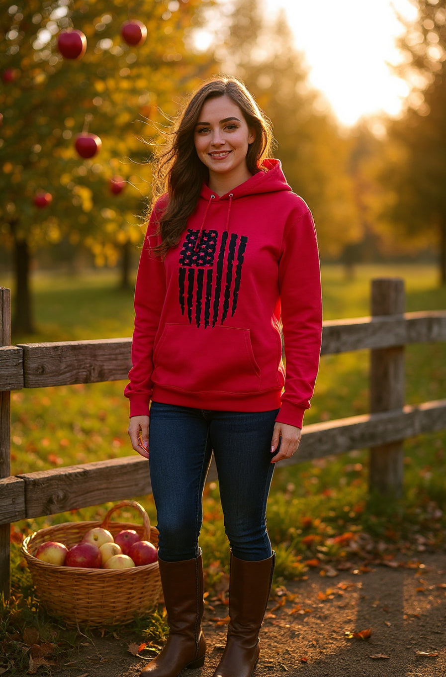 Horizontal Flag Sweatshirt