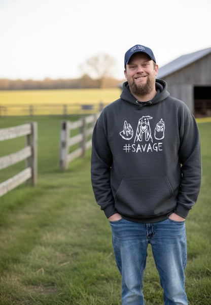 #Savage Chicken hood Sweatshirt