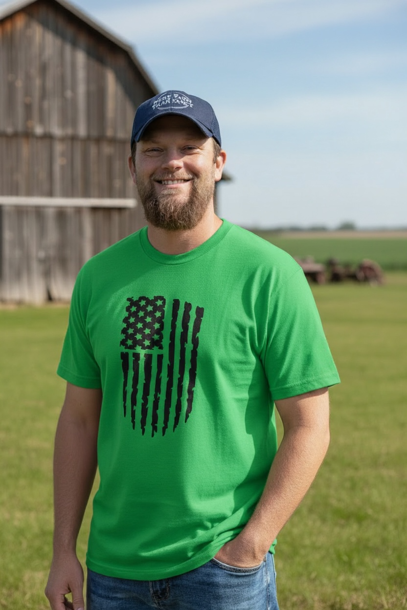 Vertical Flag T shirt