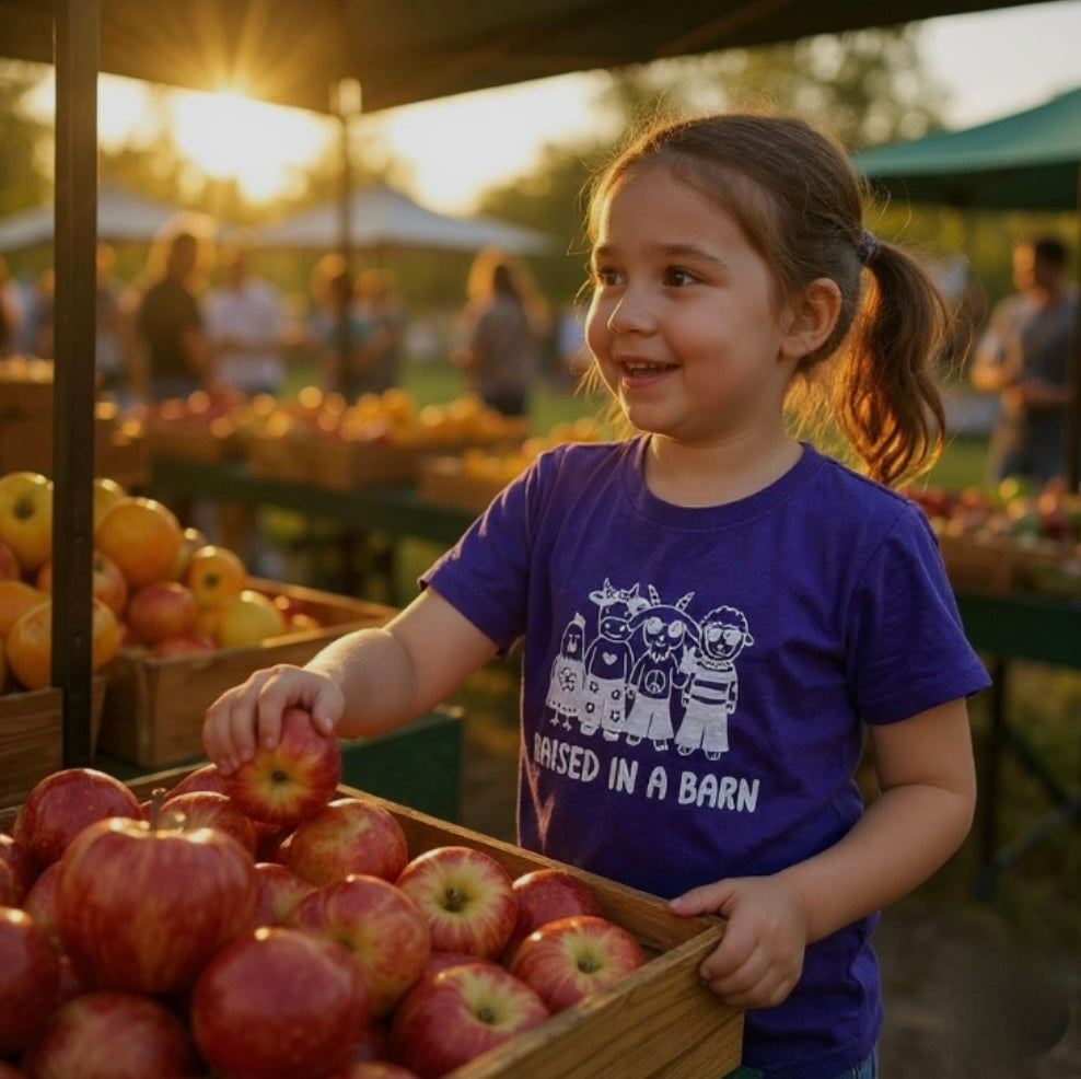 Raised In A Barn kids t shirt