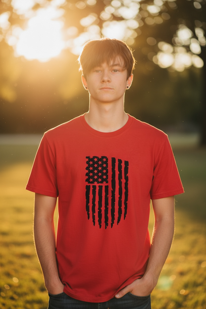 Vertical Flag T shirt