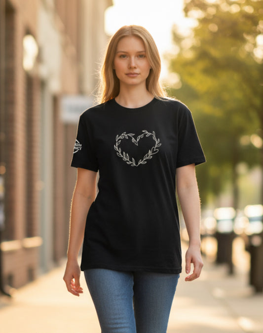 Vine Heart T shirt