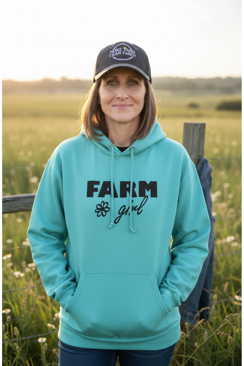 Farm Girl Hooded Sweatshirt