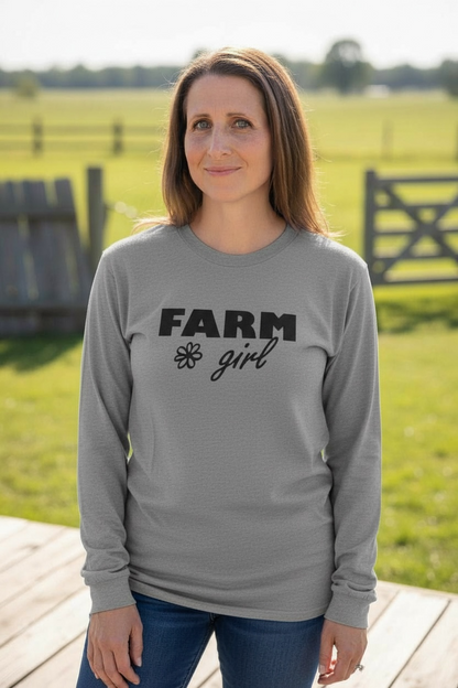 Farm Girl long sleeve t shirt